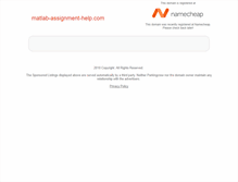 Tablet Screenshot of matlab-assignment-help.com